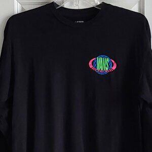 Vans Off The Wall Black Long-Sleeve Men's Tee Size M